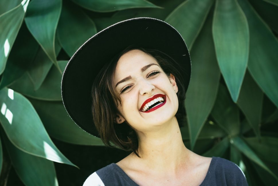 Woman Smiling with White Teeth